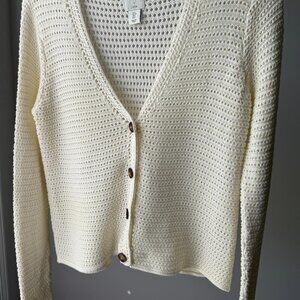 Joie Women's Cream and White Coat